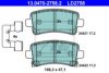 ATE 13.0470-2758.2 Brake Pad Set, disc brake